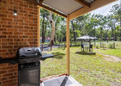 Bay and Bush Cottages: Private BBQ Area