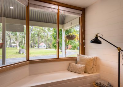 Bay and Bush Shoalhaven boutique holiday accommodation: view from cottage window