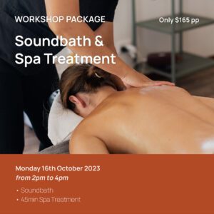 day retreat spa treatment massage facial soundbath soundhealing shoalhaven wellness